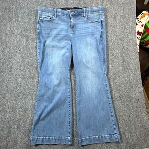 Torrid Bombshell Flare Premium Stretch Jeans Blue Wash Size 24R